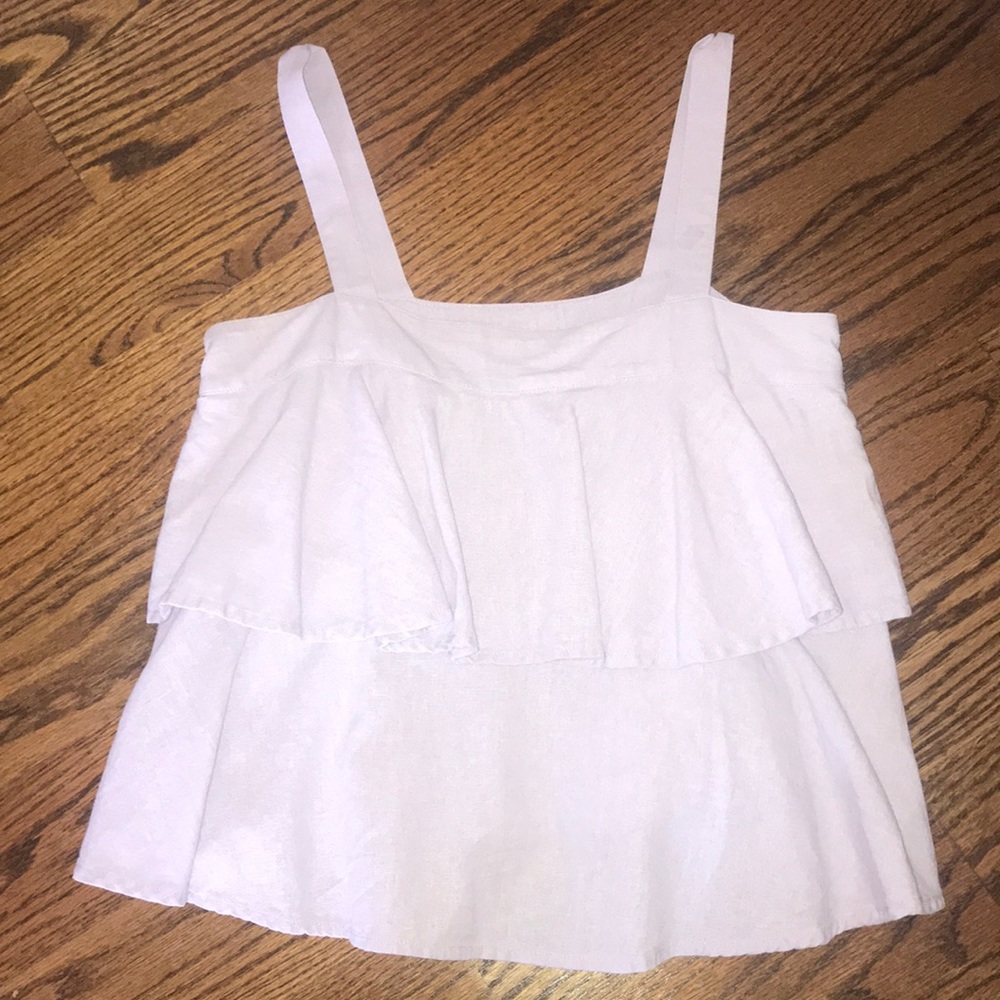 Abound Lavender Ruffle Tank - Picture 2 of 3